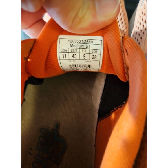 Brooks Adrenaline GTS 22 Womens 11 B Shoes Orange Running Walking Gym Trainer - Picture 5 of 8